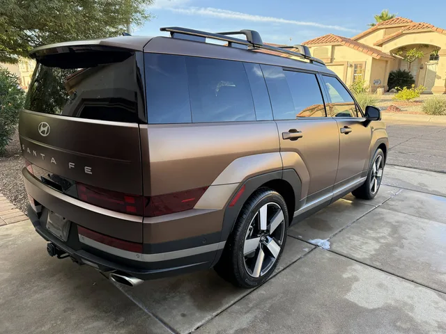 Hyundai Santa Fe rear view detailed by Optic Detail