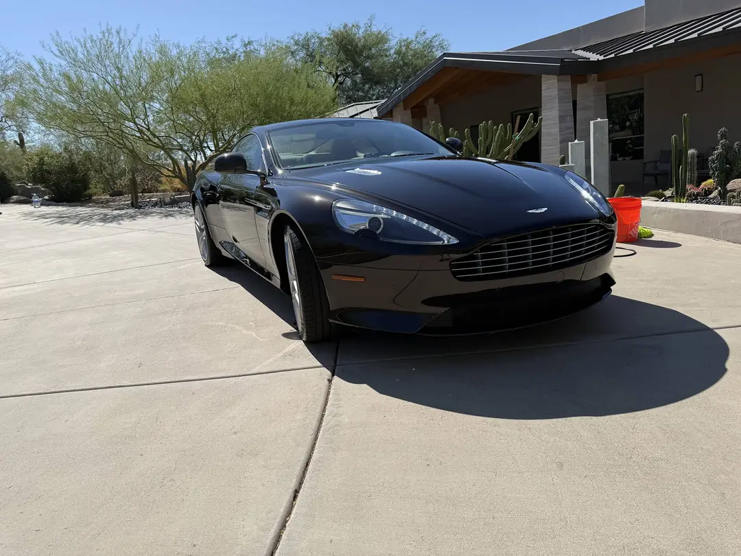 Aston Martin coupe detailed by Optic Detail